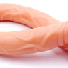 Dildo doble cabeza roja 40cm