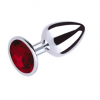 Plug anal acero inoxidable redondo