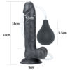 DILDO EYACULADOR  - Black LOVE TOY - Image 3