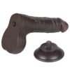 DILDO DE PIEL DESLIZANTE DOBLE CAPA NEGRO, LOVE TOY - Image 8